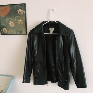 BP leather jacket 🖤 size x-small